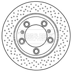 BORG & BECK Тормозной диск BBD6032S